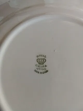 Platos Royal China Vigo - 12 unidades