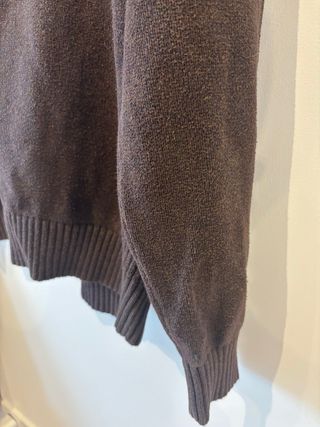 Jersey Tommy Hilfiger media cremallera marrón