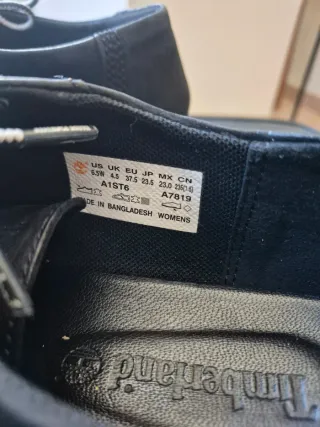 Zapatos Timberland mujer talla 37,5 con cordones