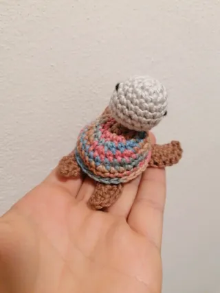 Tartaruga uncinetto fatta a mano