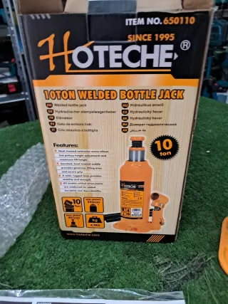 Cric a bottiglia 10 ton, max 450mm