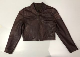 Chaqueta de piel vintage El Corte Inglés