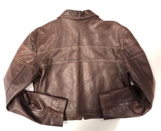 Chaqueta de piel vintage El Corte Inglés