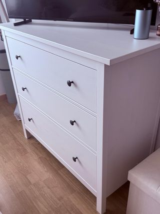 Cómoda IKEA 3 cajones blanca