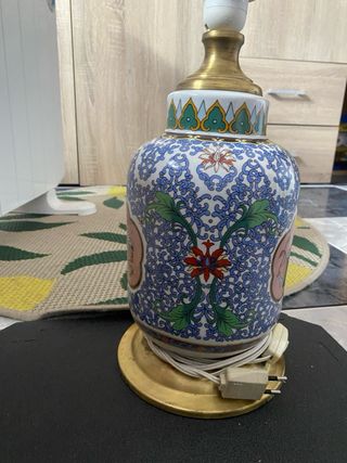 Lampara jarron chino