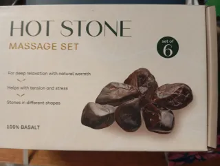 Set 6 Pietre Calde Massaggio Basalto