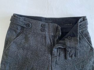 Pantalones de vestir de espiga - gris oscuro