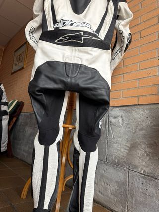 Mono de moto Alpinestars SP-1 blanco y negro