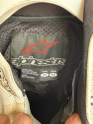 Mono de moto Alpinestars SP-1 blanco y negro