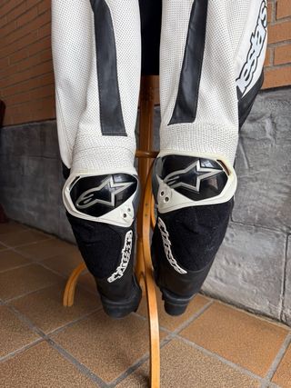Mono de moto Alpinestars SP-1 blanco y negro