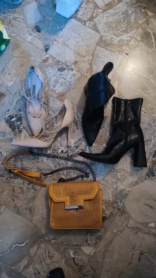 Pack tacones y bolso ZARA