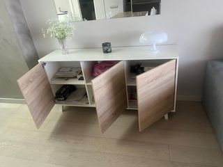 Aparador Comedor Blanco y Madera