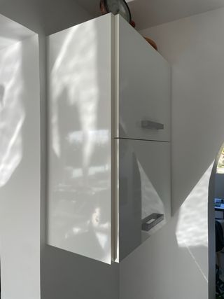 2 armarios de pared cocina blancos