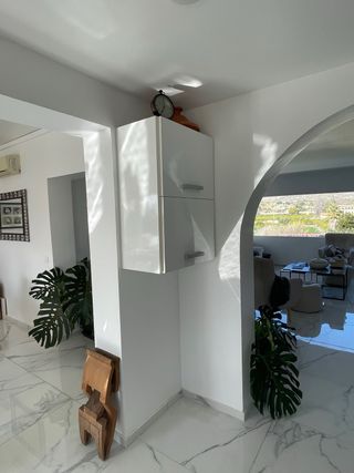 2 armarios de pared cocina blancos