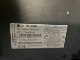 Monitor LG 22 Negro