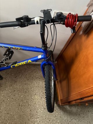 Bicicleta Orbea azul usada