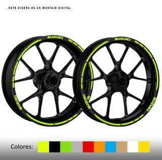 Pegatinas Suzuki para llantas