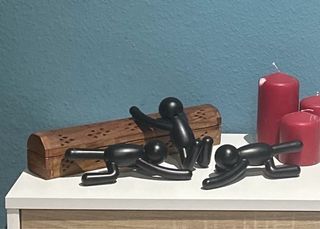 Colgadores de pared figuras humanas