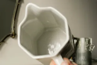 Brocca ceramica Art Decò Liberty