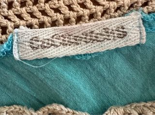 Vestido playero algodón crochet talla única