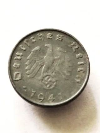 Moneda antigua epoca nazi 1941