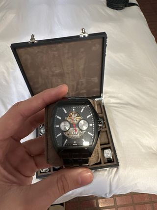 Reloj de Berger Negro y Plateado