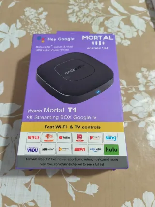 Android TV Mortal T1 8K Google TV