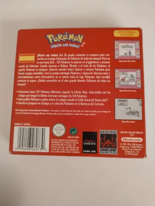 Juegos GameBoy Azul y Rojo Pokémon con caja