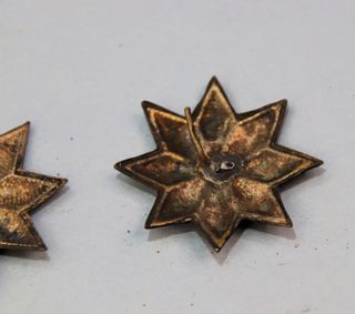 2 Estrellas Coronel 8 Puntas Época A.XIII