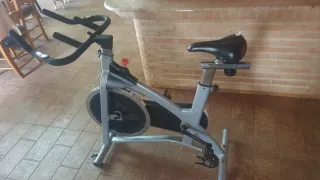 Bicicleta de Spinning Gris