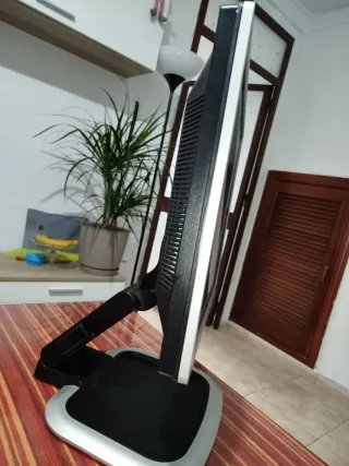 Monitor HP Plata y Negro