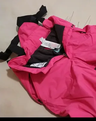 Pantalón de nieve rosa niña T14