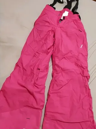Pantalón de nieve rosa niña T14