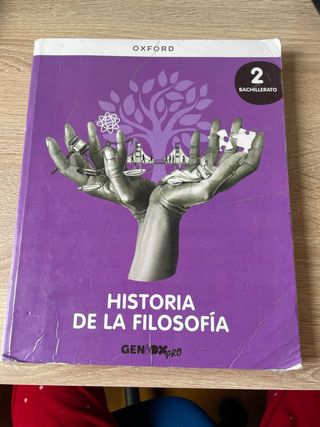 Historia de la Filosofía 2º Bachillerato. Libro...
