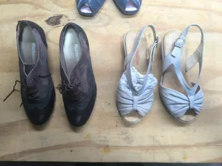 Zapatos Elegantes Montesinos Beige y Marrón