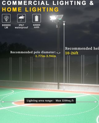 Farola Solar LED Gefolly SL-11000W