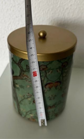 Conjunto 2 Latas Decorativas Pavos Reais