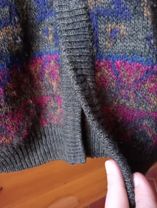 Cardigan jacquard vintage - Sevres