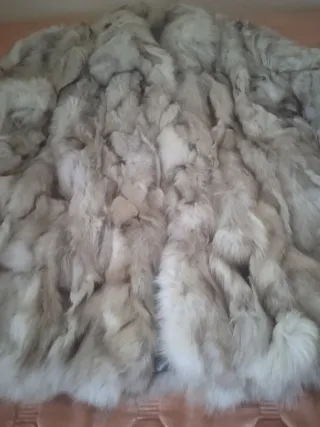 Chaqueton piel de zorro blue