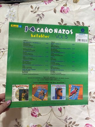 Lote 3 Vinilos 14 Cañonazos Bailables Vol. 4,5,6