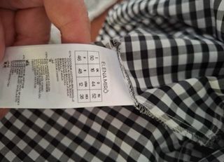 Camisa entallada cuadros Elena Miro