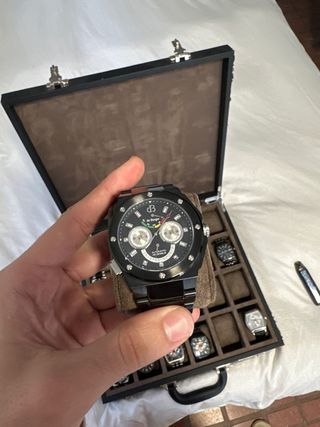 Reloj de Berger Negro y Plateado