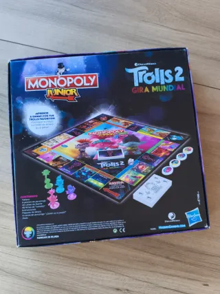 Monopoly Junior Trolls 2 Gira Mundial