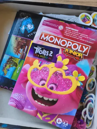Monopoly Junior Trolls 2 Gira Mundial