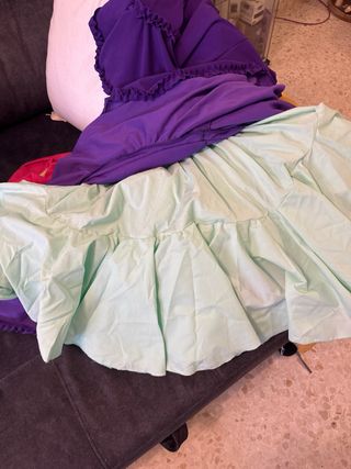 Traje de flamenca morado