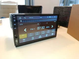 Radio Coche 1DIN Pantalla 7 BT USB Carplay