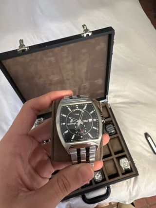 Reloj de Berger Automático Negro/Plateado