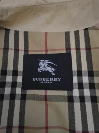 Gabardina Burberry Beige