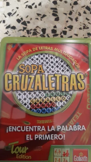 Juego Sopa de Letras Crucigramas Goliath