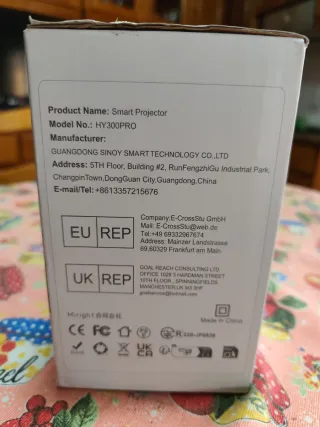 Projetor Magcubic HY300 Pro Branco